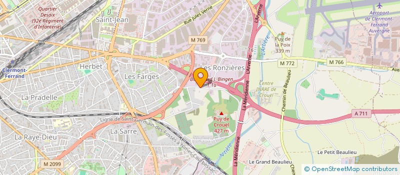 localisation de l'entreprise MONSIEUR GEORGES KAZZI  CLERMONT-FERRAND