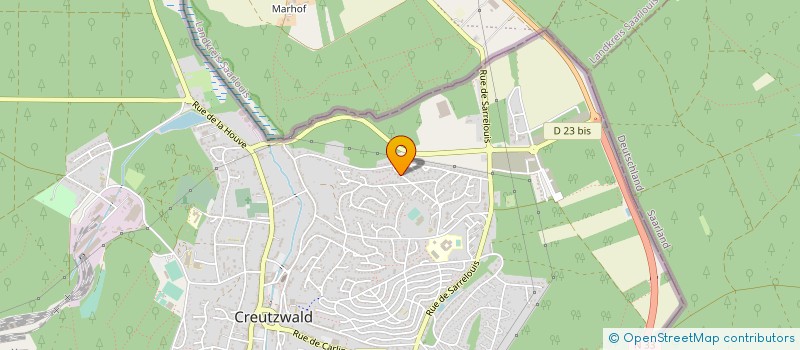 localisation de l'entreprise MONSIEUR GEORGES KECA à CREUTZWALD