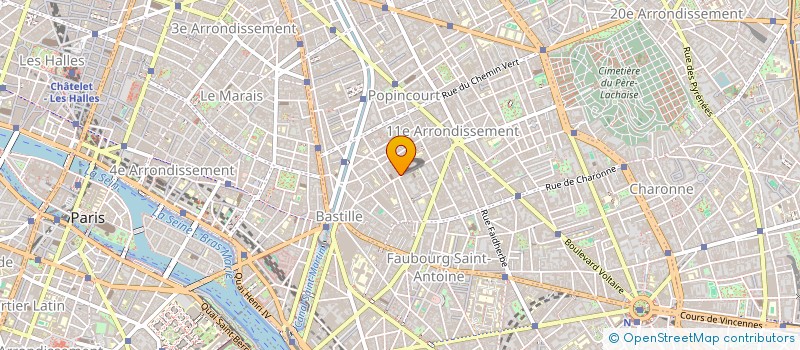 localisation de l'entreprise MONSIEUR GEORGES KELLER à PARIS