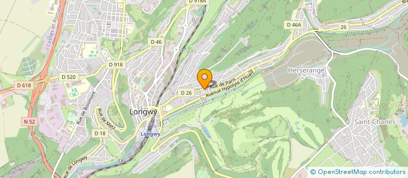 localisation de l'entreprise MONSIEUR GEORGES KESER  HERSERANGE