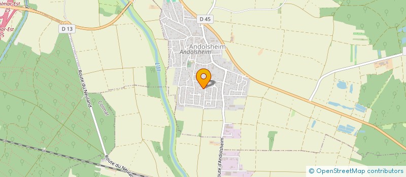 localisation de l'entreprise MONSIEUR GEORGES KIENY  ANDOLSHEIM