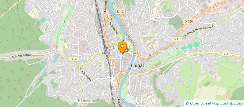 localisation de l'entreprise MONSIEUR GEORGES KILBERT à EPINAL
