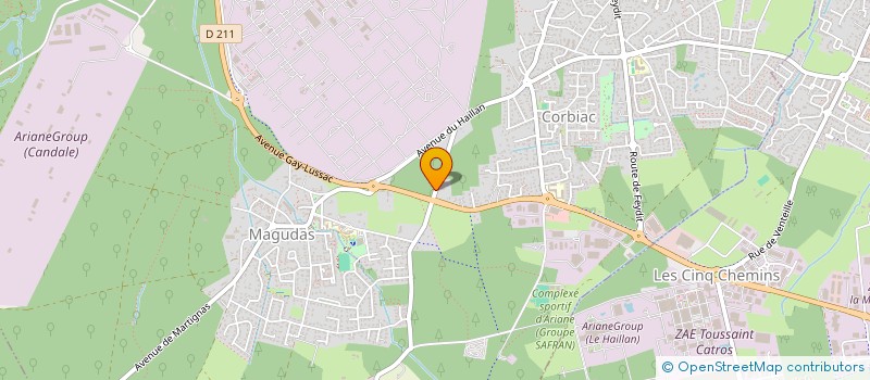 localisation de l'entreprise MONSIEUR GEORGES KOCH  SAINT-MEDARD-EN-JALLES