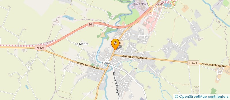 localisation de l'entreprise MONSIEUR GEORGES KOUEVIDJIN-EPPOU  SOUAL