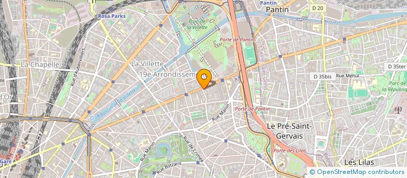 localisation de l'entreprise MONSIEUR GEORGES KRIEF  PARIS