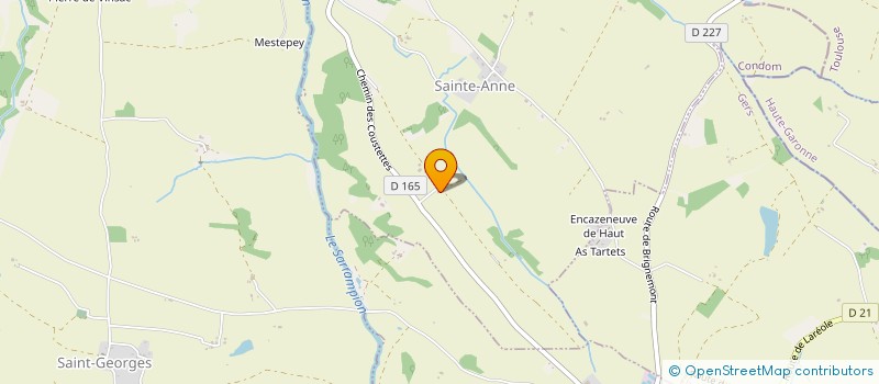 localisation de l'entreprise MONSIEUR GEORGES LABORIE  ENCAUSSE