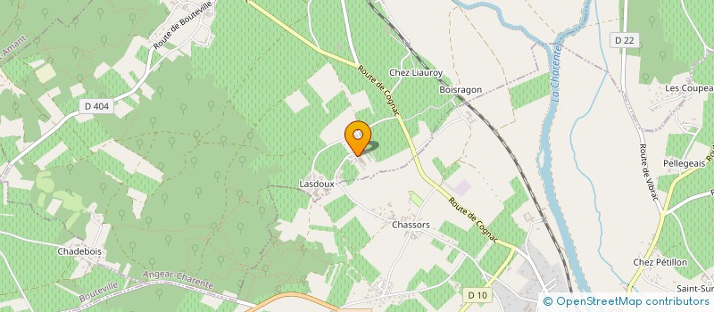 localisation de l'entreprise MONSIEUR GEORGES LABROUSSE à ANGEAC-CHARENTE
