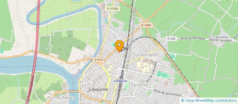 localisation de l'entreprise MONSIEUR GEORGES LACAZE à LIBOURNE