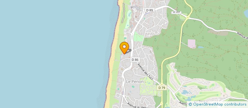 localisation de l'entreprise MONSIEUR GEORGES LACRAMPE  SEIGNOSSE