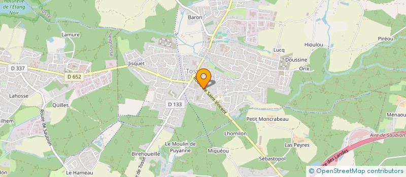 localisation de l'entreprise MONSIEUR GEORGES LAFITTE  TOSSE