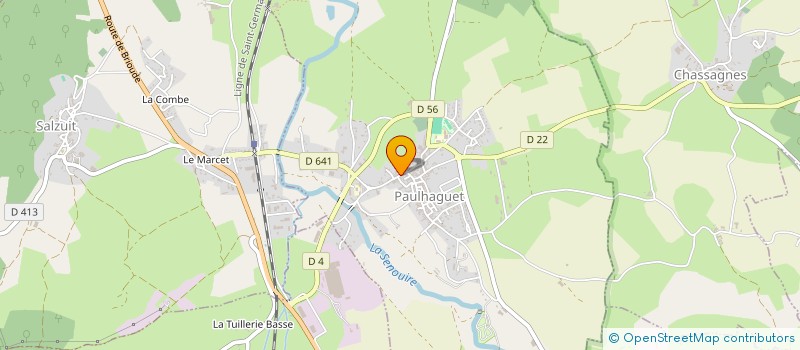 localisation de l'entreprise MONSIEUR GEORGES LAGRANGE  PAULHAGUET