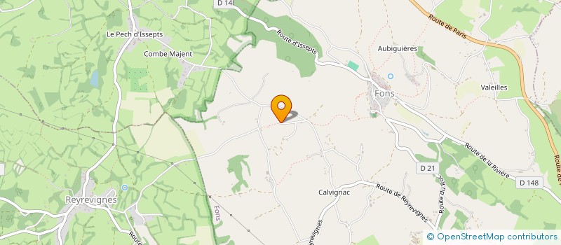 localisation de l'entreprise MONSIEUR GEORGES LAGRENEE  CARDAILLAC