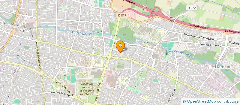 localisation de l'entreprise MONSIEUR GEORGES LALANNE à PAU