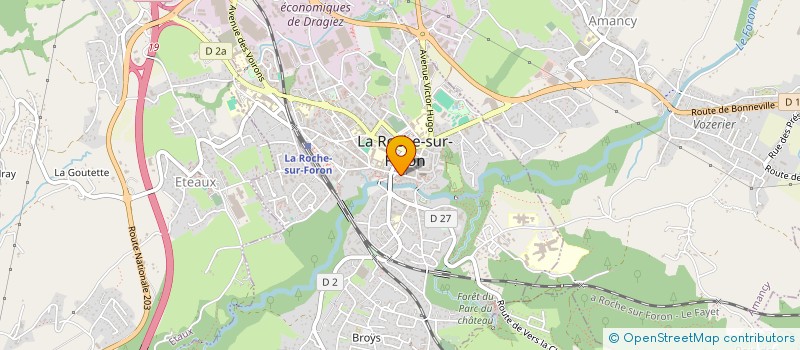 localisation de l'entreprise MONSIEUR GEORGES LAMOUILLE  LA ROCHE-SUR-FORON