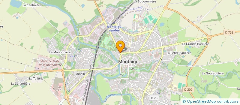 localisation de l'entreprise MONSIEUR GEORGES LANDRE à MONTAIGU-VENDEE