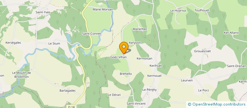 localisation de l'entreprise MONSIEUR GEORGES LANDREVILLE  PERSQUEN