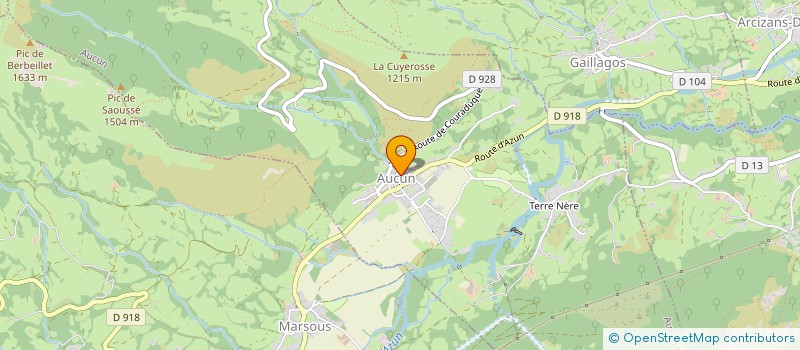 localisation de l'entreprise MONSIEUR GEORGES LANNE  AUCUN