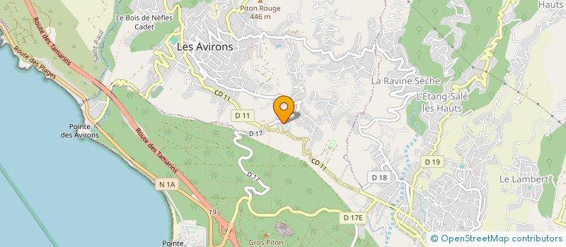 localisation de l'entreprise MONSIEUR GEORGES LAPICQUE à LES AVIRONS