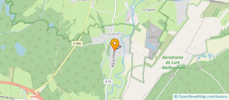 localisation de l'entreprise MONSIEUR GEORGES LAROYENNE  LA NEUVELLE LES LURE