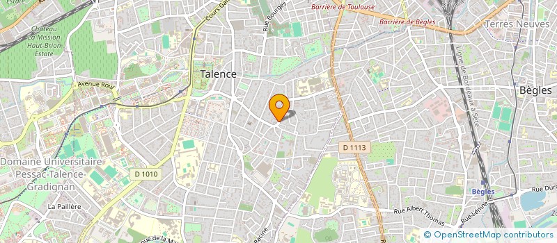 localisation de l'entreprise MONSIEUR GEORGES LARRIESTE  TALENCE