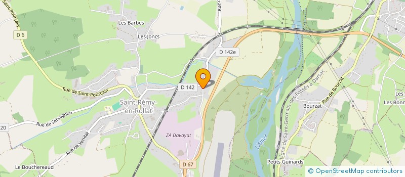 localisation de l'entreprise MONSIEUR GEORGES LAURENT à SAINT-REMY-EN-ROLLAT