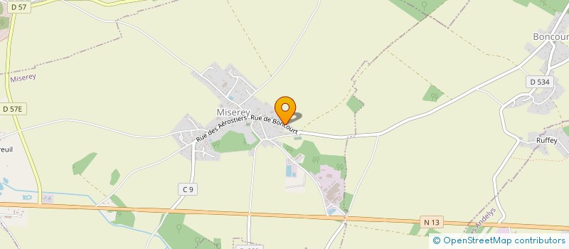 localisation de l'entreprise MONSIEUR GEORGES LAURENT  MISEREY