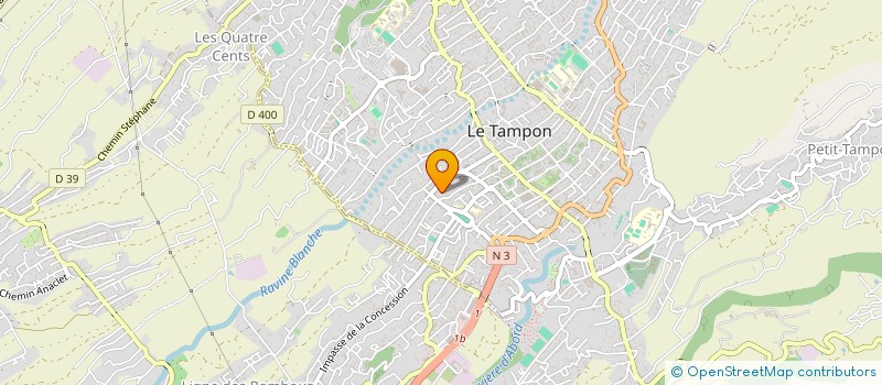 localisation de l'entreprise MONSIEUR GEORGES LAURET  LE TAMPON