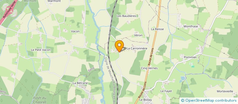 localisation de l'entreprise MONSIEUR GEORGES LAVOREL  SAINT-ETIENNE-DU-BOIS