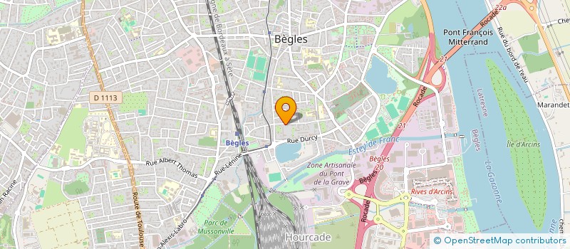 localisation de l'entreprise MONSIEUR GEORGES LAYERE à BEGLES