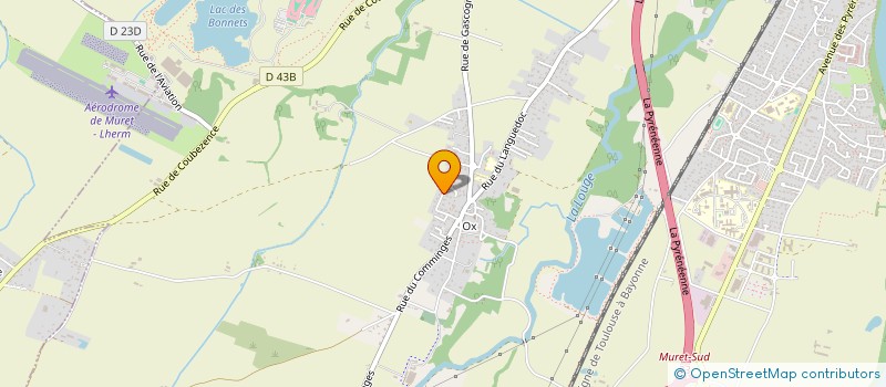 localisation de l'entreprise MONSIEUR GEORGES LE COULTRE  MURET