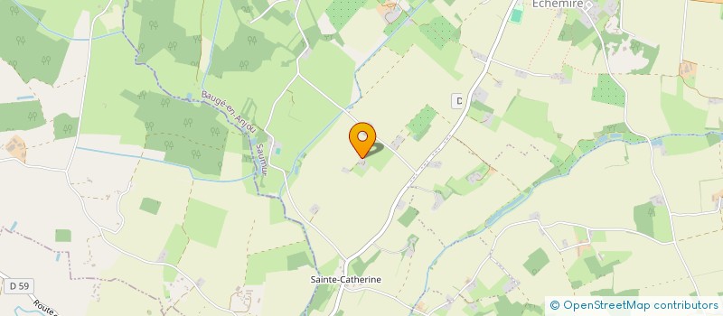 localisation de l'entreprise MONSIEUR GEORGES LE DAUPHIN à BAUGE-EN-ANJOU