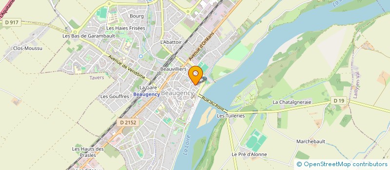 localisation de l'entreprise MONSIEUR GEORGES LE FOUEST à BEAUGENCY