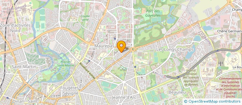 localisation de l'entreprise MONSIEUR GEORGES LE GARZIC à RENNES