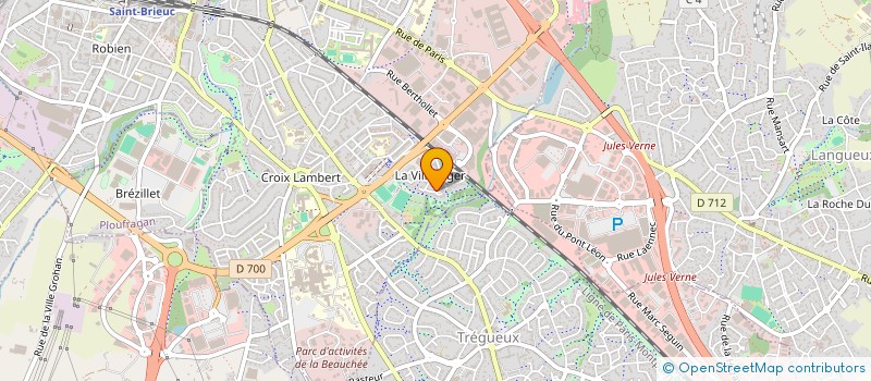 localisation de l'entreprise MONSIEUR GEORGES LE POTIER à SAINT-BRIEUC