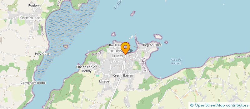 localisation de l'entreprise MONSIEUR GEORGES LE QUILLIEC  PLOUBAZLANEC
