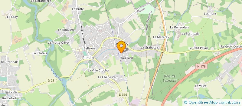 localisation de l'entreprise MONSIEUR GEORGES LEBAS à PLESLIN-TRIGAVOU