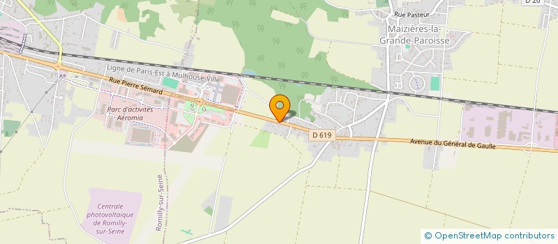 localisation de l'entreprise MONSIEUR GEORGES LEBEAU à MAIZIERES-LA-GRANDE-PAROISSE