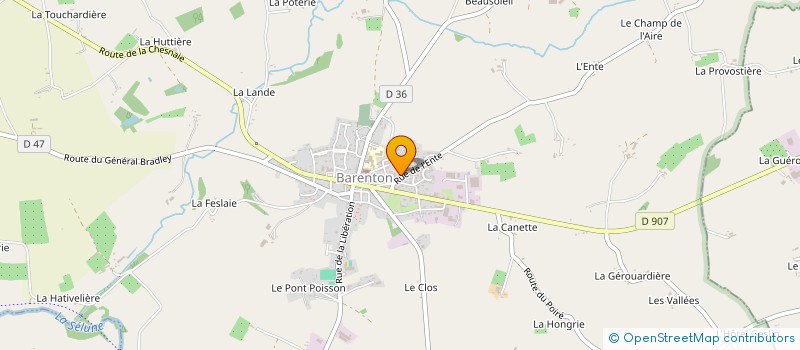 localisation de l'entreprise MONSIEUR GEORGES LEBICTEL  BARENTON