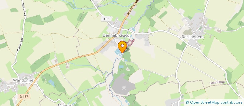 localisation de l'entreprise MONSIEUR GEORGES LEBLEU  DENNEBRUCQ