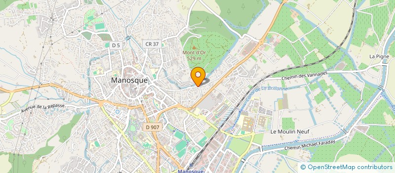 localisation de l'entreprise MONSIEUR GEORGES LEBRUN à MANOSQUE