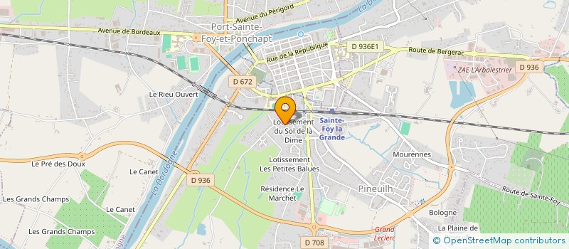 localisation de l'entreprise MONSIEUR GEORGES LECHON  SAINT-AVIT-SAINT-NAZAIRE