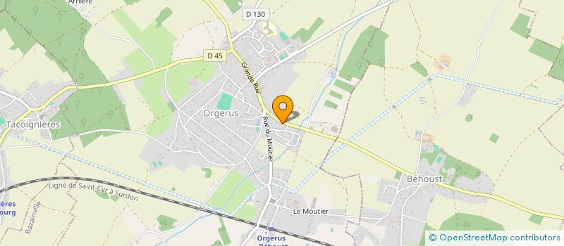 localisation de l'entreprise MONSIEUR GEORGES LECOINTE  ORGERUS