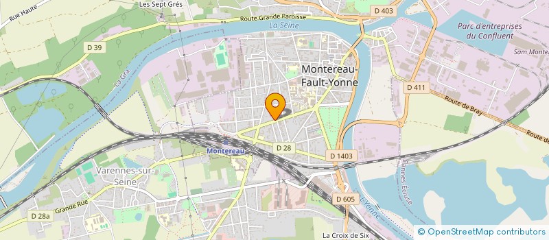localisation de l'entreprise MONSIEUR GEORGES LEDAY à MONTEREAU-FAULT-YONNE