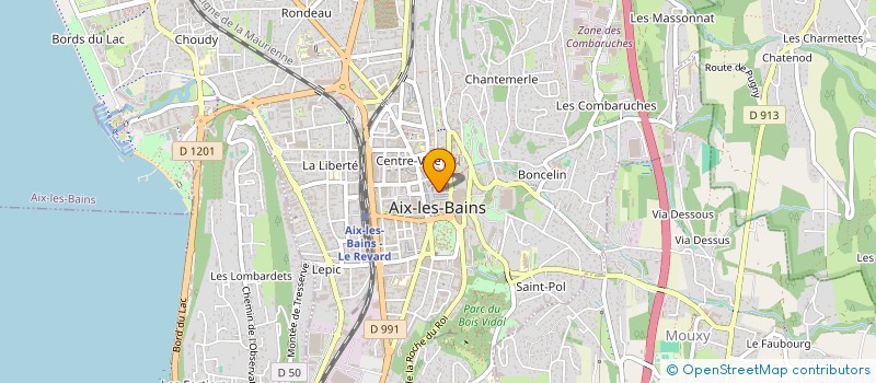localisation de l'entreprise MONSIEUR GEORGES LEFEVRE à AIX-LES-BAINS