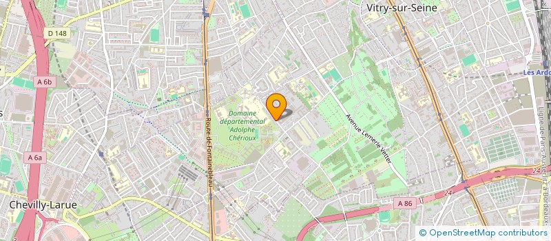 localisation de l'entreprise MONSIEUR GEORGES LEGAT  VITRY-SUR-SEINE