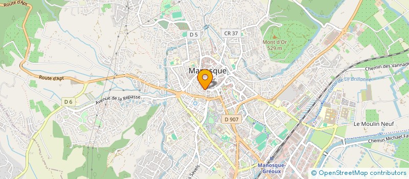 localisation de l'entreprise MONSIEUR GEORGES LEGROUX à MANOSQUE
