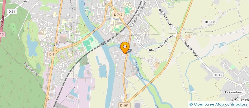 localisation de l'entreprise MONSIEUR GEORGES LEHIDEUX  CHATELLERAULT