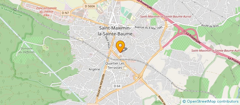 localisation de l'entreprise MONSIEUR GEORGES LEJEUNE à SAINT-MAXIMIN-LA-SAINTE-BAUME