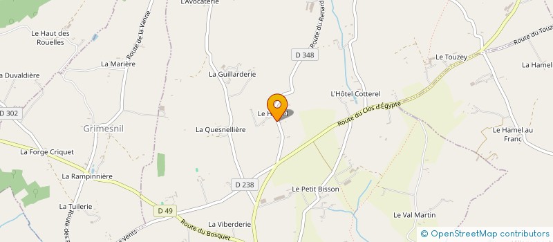 localisation de l'entreprise MONSIEUR GEORGES LEMARCHAND  HAMBYE