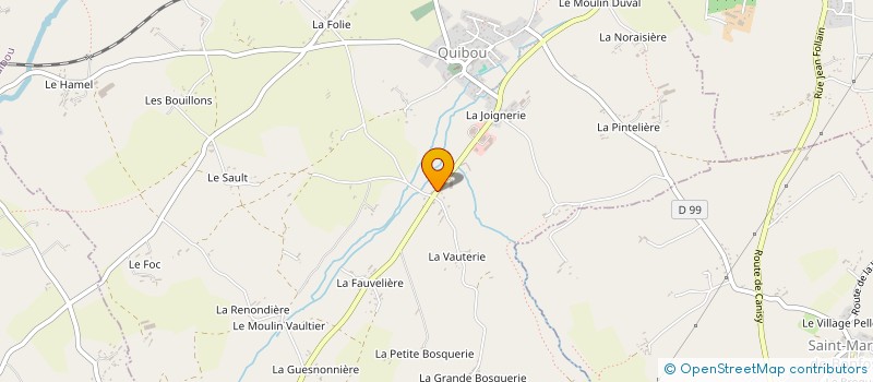 localisation de l'entreprise MONSIEUR GEORGES LEMOSQUET  QUIBOU